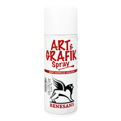 Acrylic spray paint - Renesans - white, 200 ml