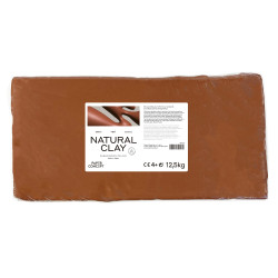 Natural pottery clay - PaperConcept - Red, 12,5 kg