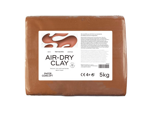 Air-Dry pottery clay - PaperConcept - Terracota 5 kg