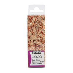 Gold flakes Deco - Pébéo - Copper, 1,5 g