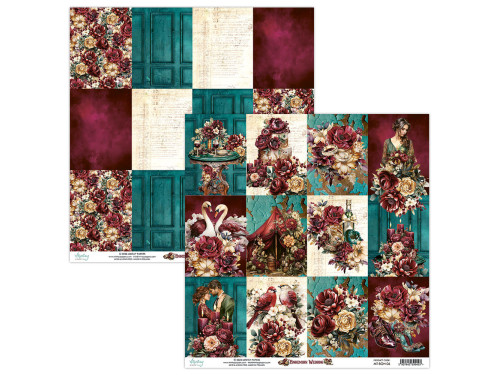 Papier do scrapbookingu 30,5 x 30,5 cm - Mintay - Bohemian Wedding 06
