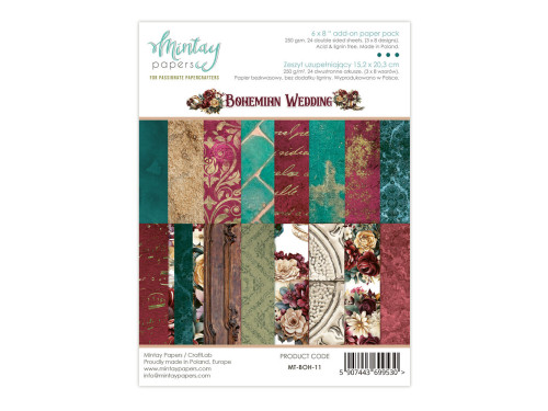 Add-on paper pack - Mintay - Bohemian Wedding