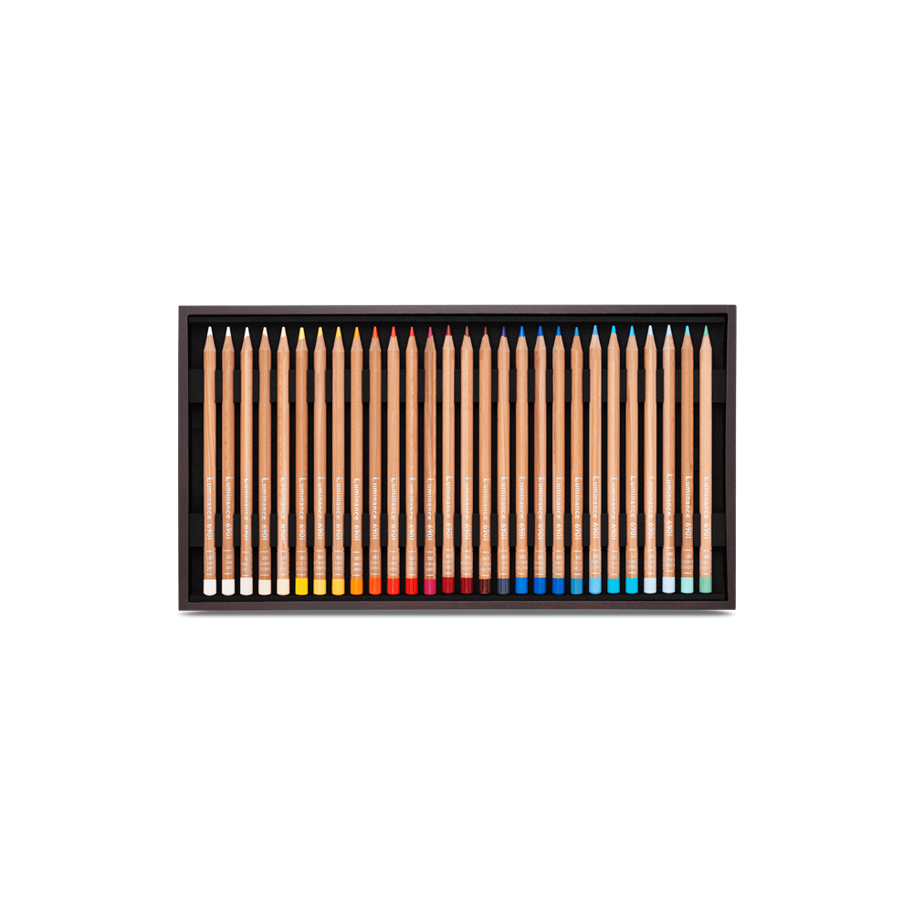 Zestaw kredek ołówkowych Luminance w kasecie - Caran d'Ache - 84 szt.