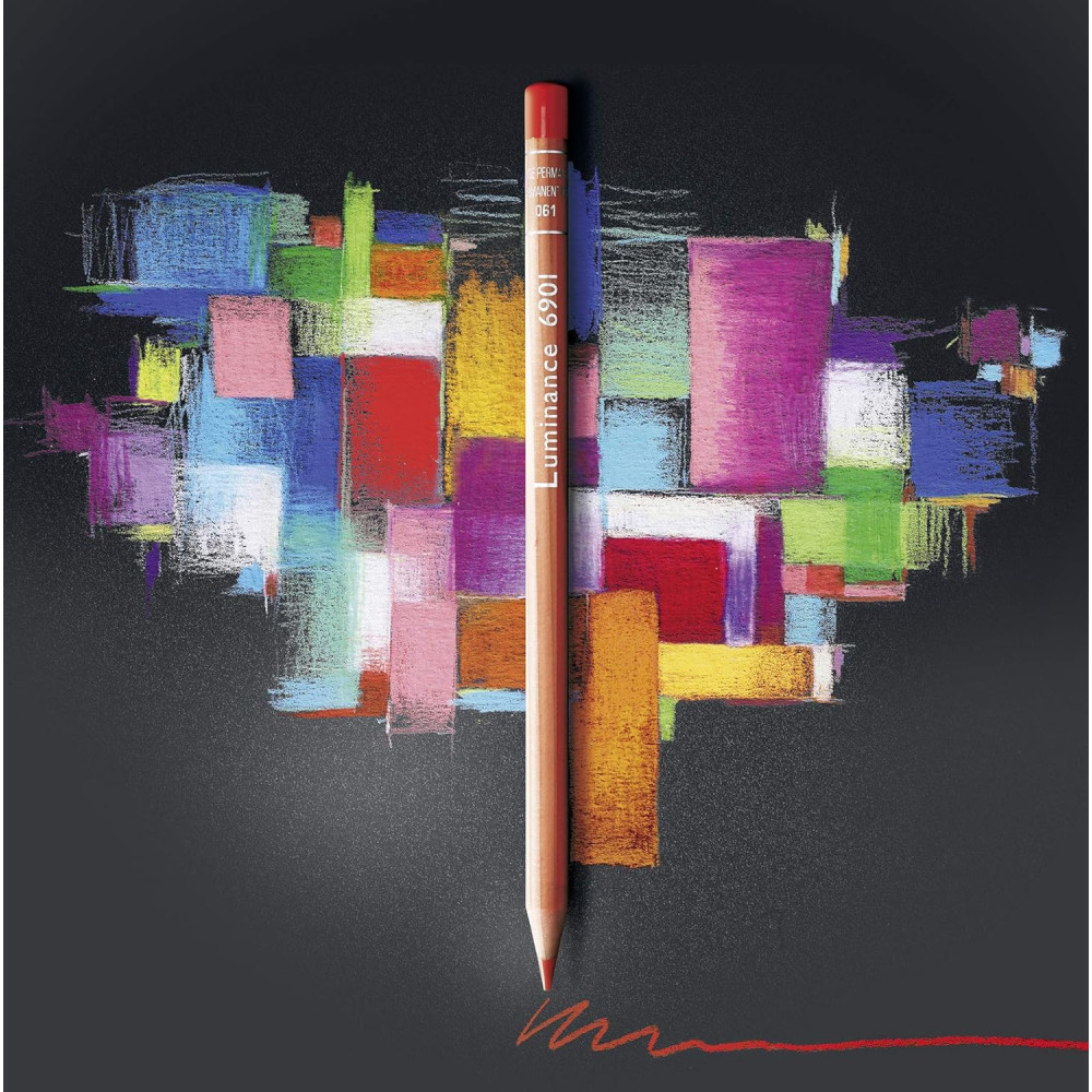 Zestaw kredek ołówkowych Luminance w kasecie - Caran d'Ache - 84 szt.