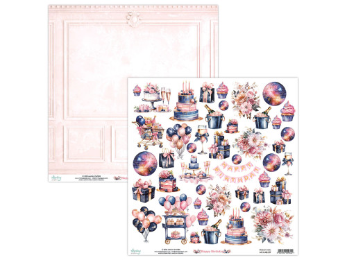 Elements for cutting 30,5 x 30,5 cm - Mintay - Happy Birthday