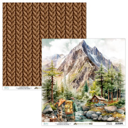 Scrapbooking paper 30,5 x 30,5 cm - Mintay - The Great Outdoor 02