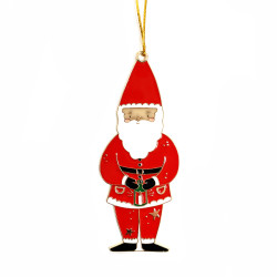 Hanging decoration Santa Claus - 10 x 4 cm