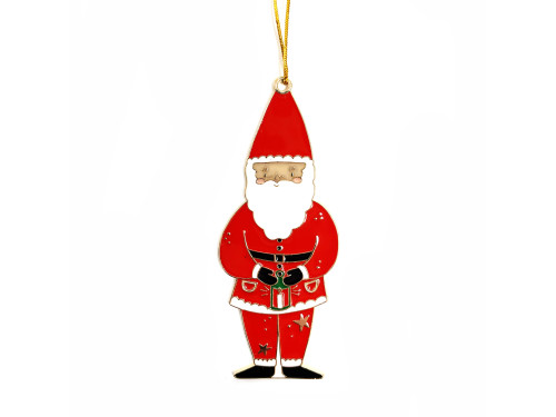 Hanging decoration Santa Claus - 10 x 4 cm