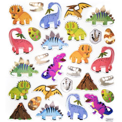 Stickers Dinosaurs - DpCraft - 28 pcs.