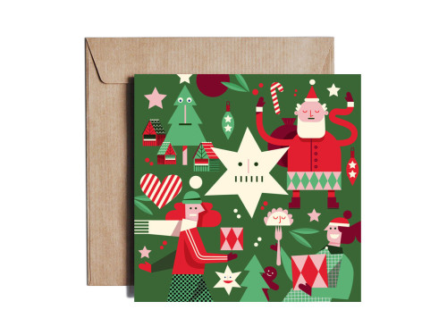 Greeting card - Pieskot - Into The Woods, 14,5 x 14,5 cm