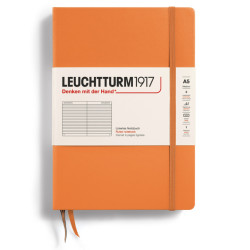 Notebook, A5 - Leuchtturm1917 - ruled, Apricot, hard cover, 80 g