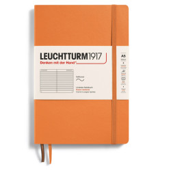 Notebook, A5 - Leuchtturm1917 - ruled, Apricot, soft cover, 80 g