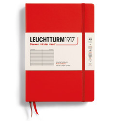 Notebook, A5 - Leuchtturm1917 - plain, Lobster, hard cover, 80 g