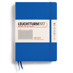 Notebook, A5 - Leuchtturm1917 - squared, Sky, hard cover, 80 g