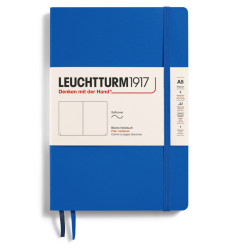 Notebook, A5 - Leuchtturm1917 - plain, Sky, soft cover, 80 g