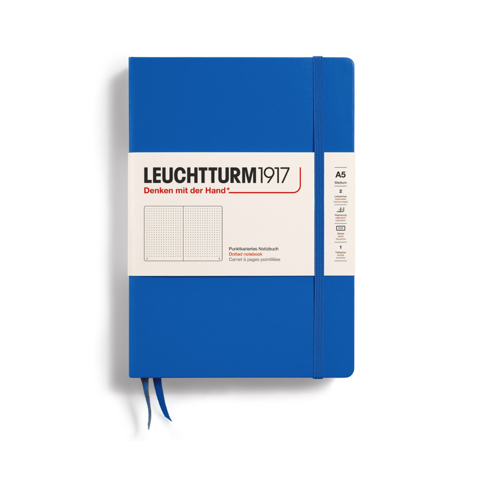 Notebook, A5 - Leuchtturm1917 - dotted, Sky, soft cover, 80 g