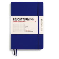Notebook, A5 - Leuchtturm1917 - dotted, Ink, soft cover, 80 g