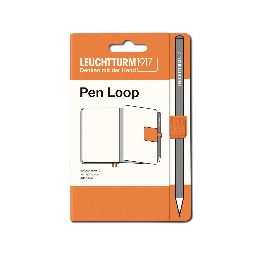 Pen loop, elastic pen holder - Leuchtturm1917 - Apricot
