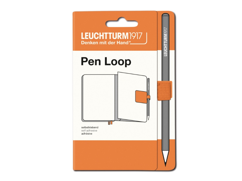 Pen loop, elastic pen holder - Leuchtturm1917 - Apricot