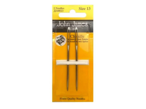 Set of Chenille embroidery needles - John James - size 13, 2 pcs.