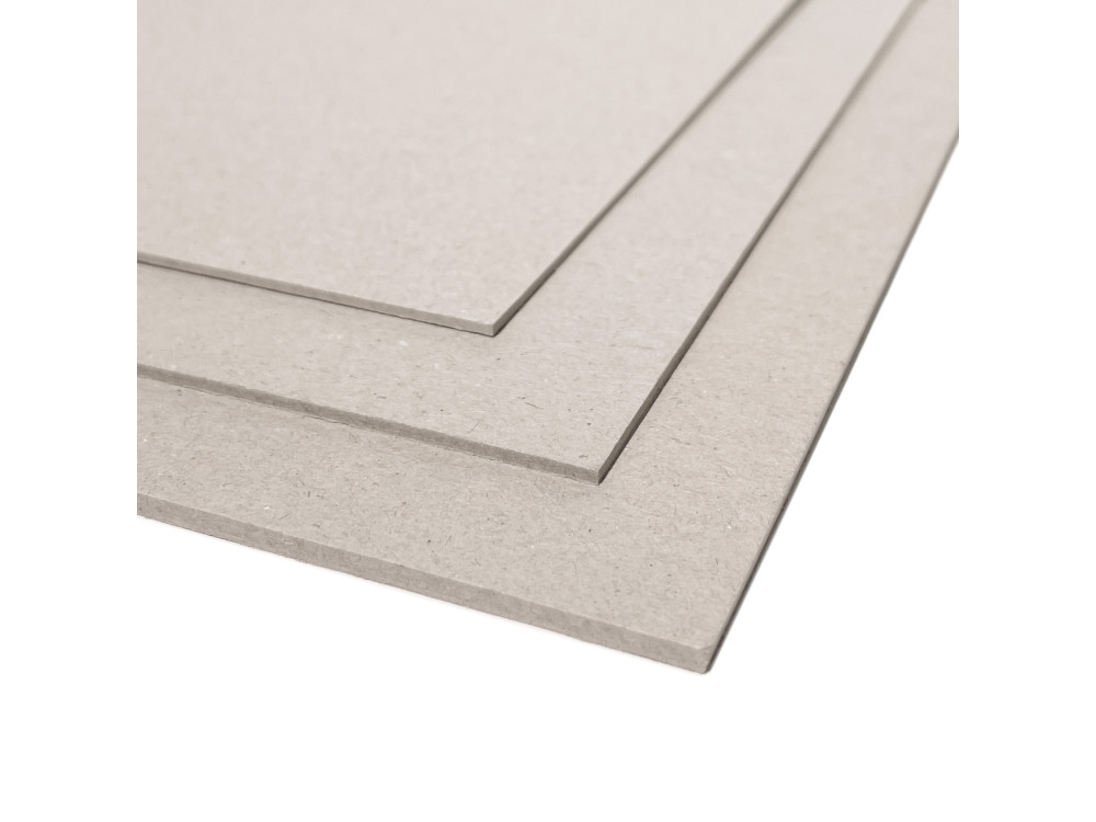 Bookbinding cardboard Kappa 3,00 mm - Solid Grey, B2, 20 sheets