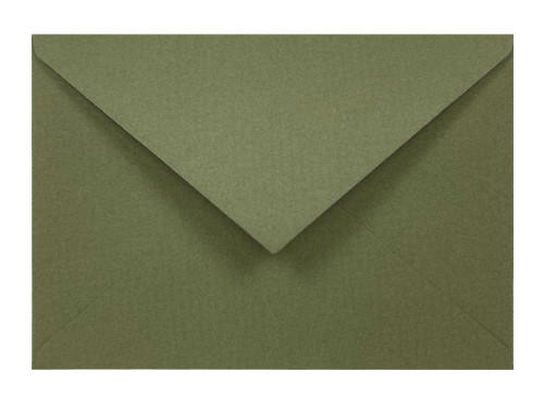 Tintoretto Ceylon envelope 140g - C6, Wasabi, olive green