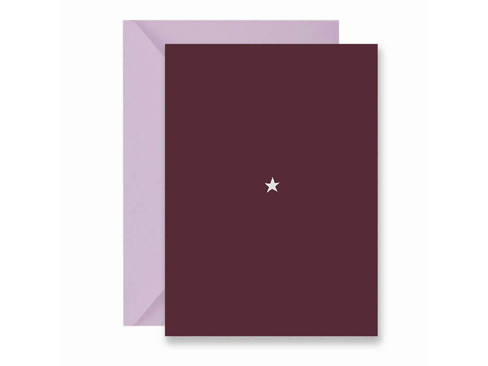 Greeting card - Muska - Cherry Star, A6