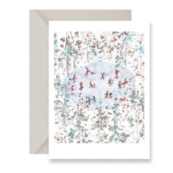 Greeting card - Muska - Ice rink, A6