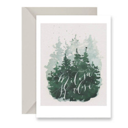 Greeting card - Muska - Forest, A6
