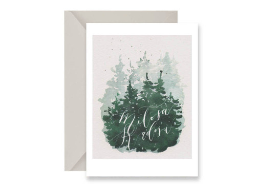 Greeting card - Muska - Forest, A6