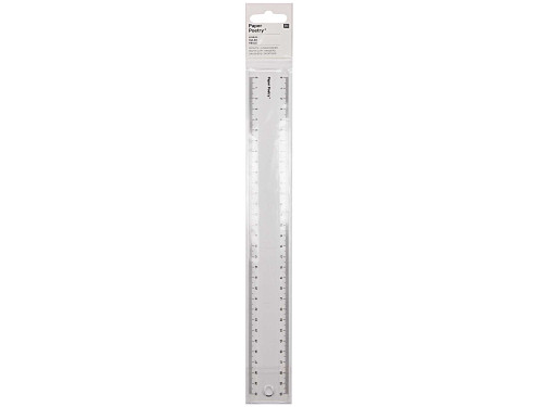 Plastic ruler - PaperPoetry - 30 cm