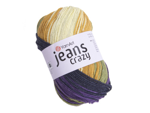 Włóczka bawełniano-akrylowa Jeans Crazy - YarnArt - 8220, 50 g, 160 m