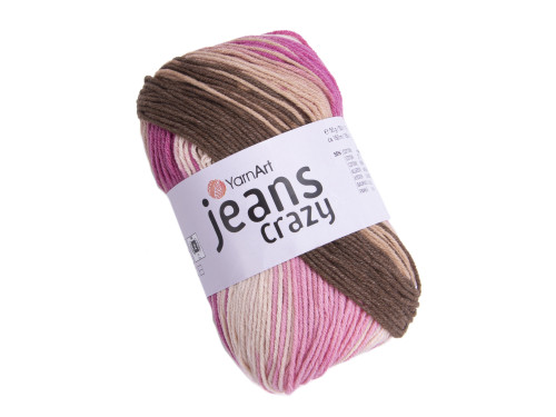 Crazy Jeans cotton-acrylic knitting yarn - YarnArt - 8219, 50 g, 160 m