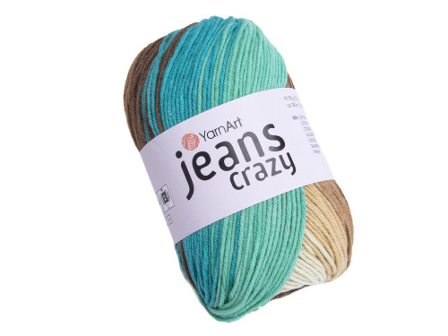 Włóczka bawełniano-akrylowa Jeans Crazy - YarnArt - 8216, 50 g, 160 m