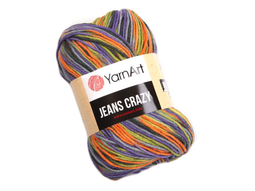 Crazy Jeans cotton-acrylic knitting yarn - YarnArt - 8213, 50 g, 160 m