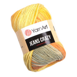 Crazy Jeans cotton-acrylic knitting yarn - YarnArt - 8210, 50 g, 160 m