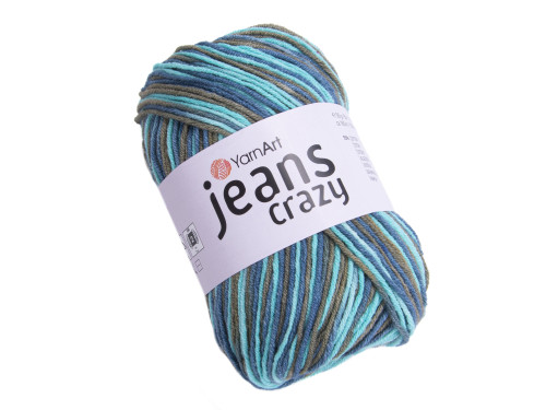 Crazy Jeans cotton-acrylic knitting yarn - YarnArt - 7212, 50 g, 160 m