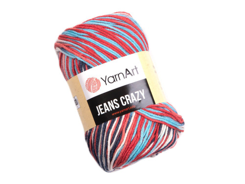 Crazy Jeans cotton-acrylic knitting yarn - YarnArt - 7208, 50 g, 160 m