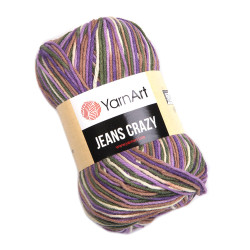 Crazy Jeans cotton-acrylic knitting yarn - YarnArt - 7207, 50 g, 160 m