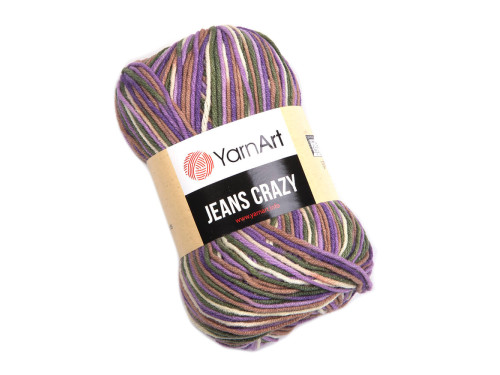 Włóczka bawełniano-akrylowa Jeans Crazy - YarnArt - 7207, 50 g, 160 m