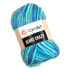Crazy Jeans cotton-acrylic knitting yarn - YarnArt - 7204, 50 g, 160 m