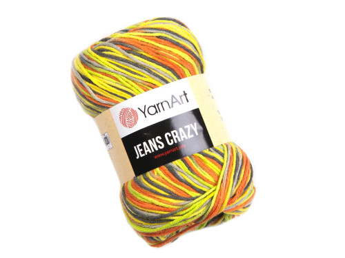 Włóczka bawełniano-akrylowa Jeans Crazy - YarnArt - 7201, 50 g, 160 m
