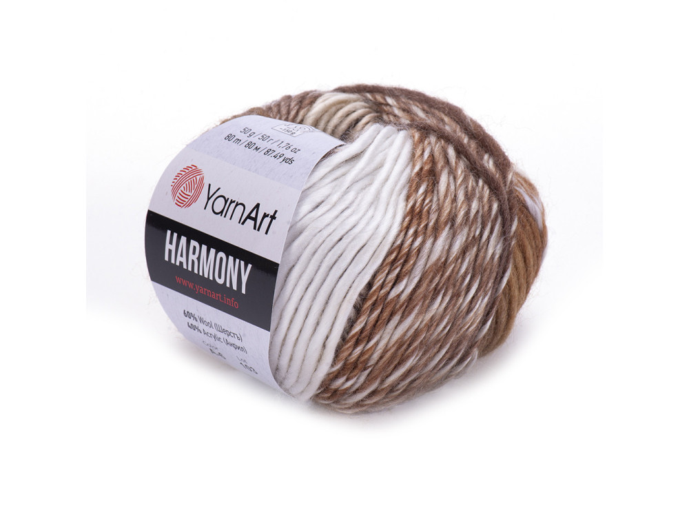 Włóczka wełniano-akrylowa Harmony - YarnArt - 14, 50 g, 80 m