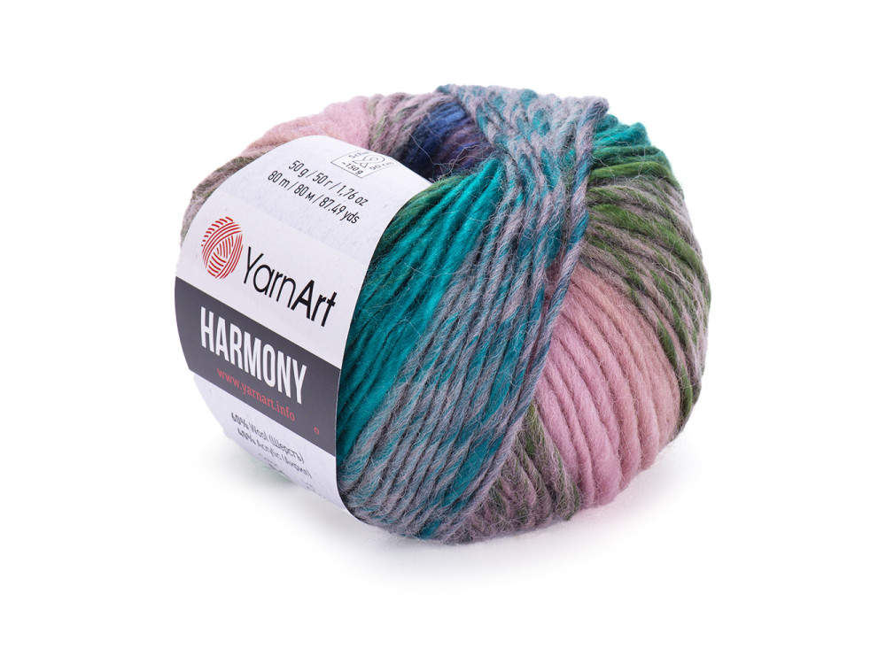 Harmony wool-acrylic knitting yarn - YarnArt - 10, 50 g, 80 m