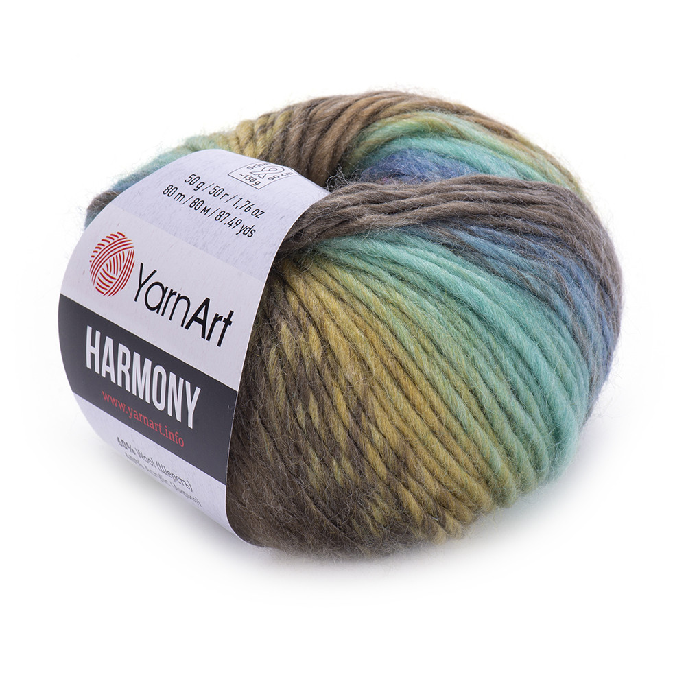 Harmony wool-acrylic knitting yarn - YarnArt - 05, 50 g, 80 m