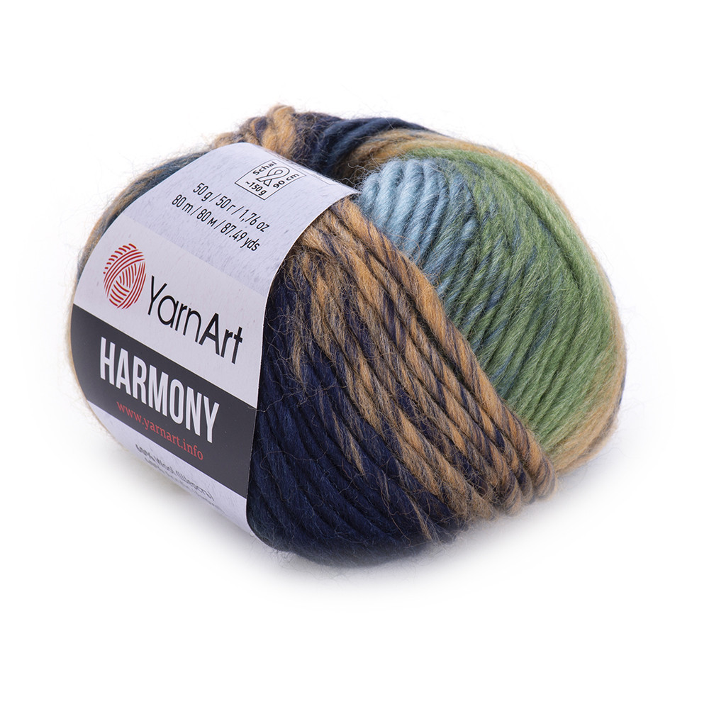 Włóczka wełniano-akrylowa Harmony - YarnArt - 04, 50 g, 80 m