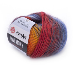 Harmony wool-acrylic knitting yarn - YarnArt - 02, 50 g, 80 m