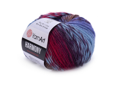Włóczka wełniano-akrylowa Harmony - YarnArt - 01, 50 g, 80 m
