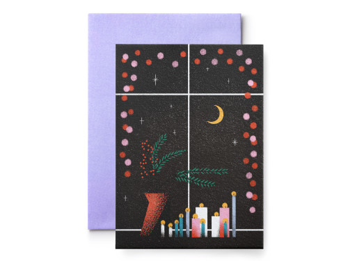 Greeting card - Suska & Kabsch - Winter Window, 15,4 x 11 cm