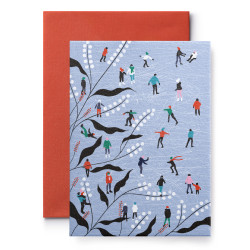 Greeting card - Suska & Kabsch - Ice Rink, 15,4 x 11 cm